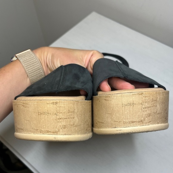 Musse & Cloud Dayana Cushioned Platform Sandal Cork Midsole Sz 10 - Picture 6 of 10